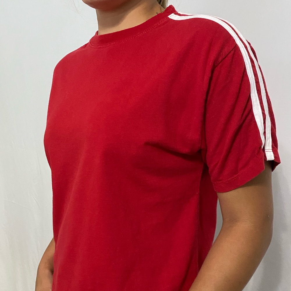BRANDY MELVILLE loose fit soccer shirt with stripes